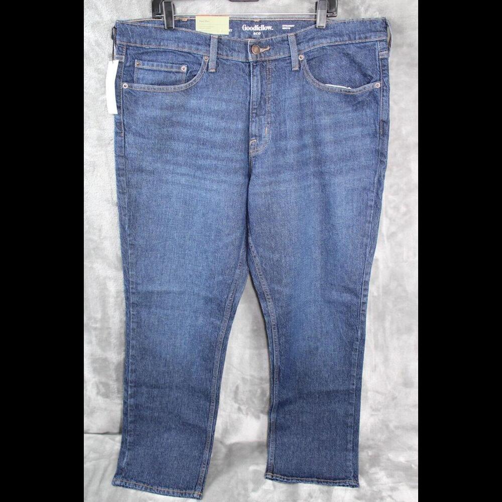 NWT GOOD FELLOW & CO Straight Recto Leg Fit Men's Size 40x30 Blue Jean